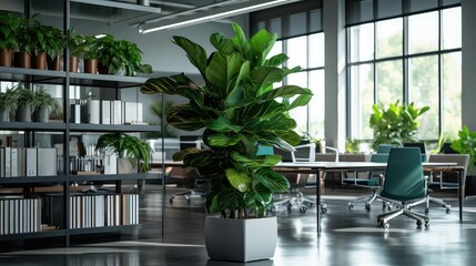 space office plant