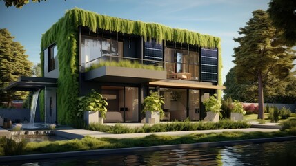 Obraz premium ecofriendly sustainable house