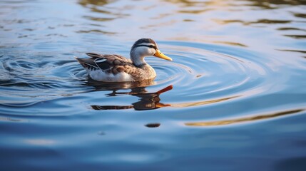 Fototapeta premium nature water ripple lake