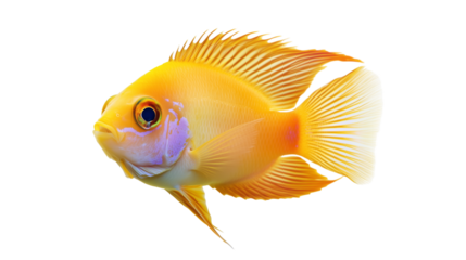 Molly tropical aquarium fish png isolated on transparent background