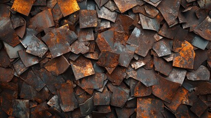 Rugged Rustic Stacked Firewood Texture