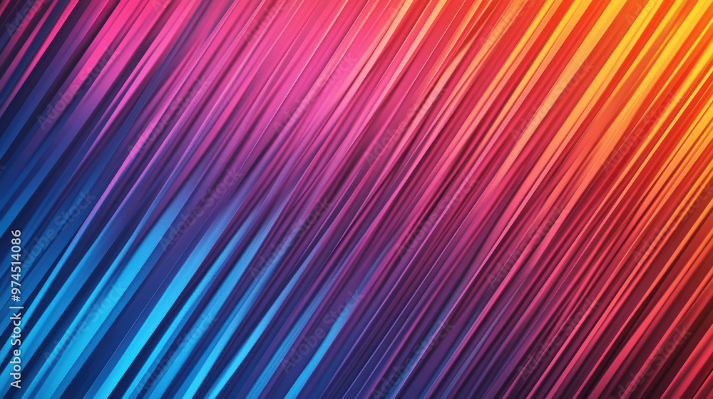 Aufkleber abstract vibrant multicolor background with diagonal lines and gradients, perfect for creative desig