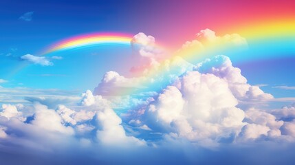 vibrant light blue clouds