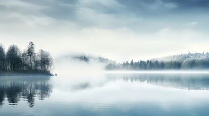 Fototapeta premium reflection gray blue background