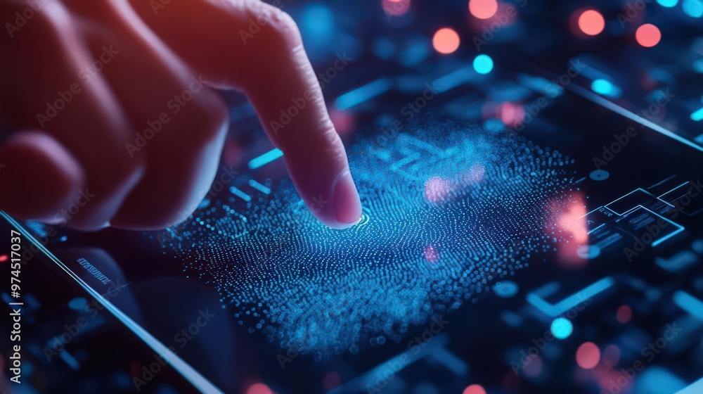 Poster the combination of biometric security and digital tablets provides a powerful solution for data prot