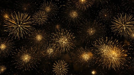 Naklejka premium night gold black new year