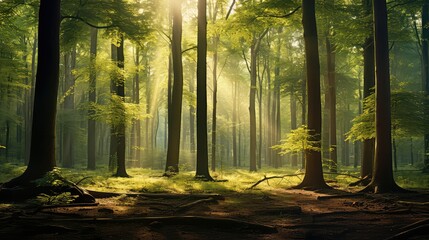 Obraz premium trunks wood back ground