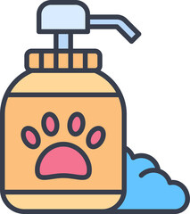 Pet soap icon