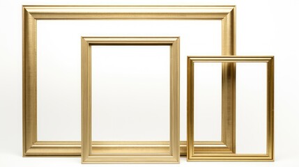 minimalist gold picture frame