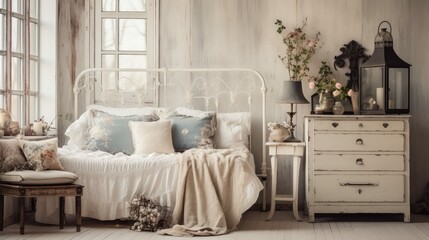 distressed shabby chic house