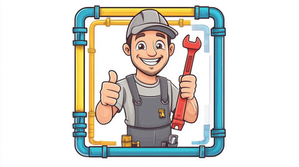 Happy Plumber.