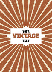 Vintage retro Background