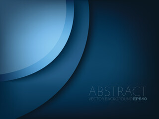 Blue graphic geometric triangle overlap vector layer background for text and message design