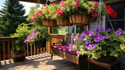 Naklejka premium ivy plants in pots