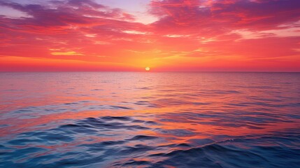 Obraz premium sky bright orange