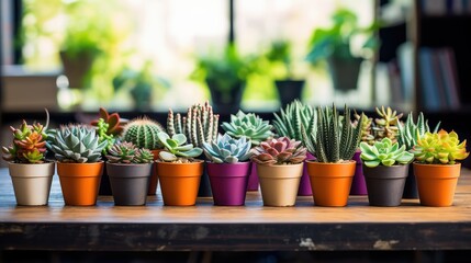 workspace desk plant