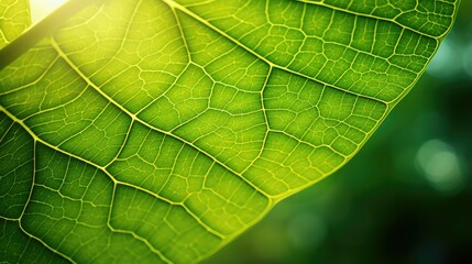 Obraz premium sunlight leaf tree