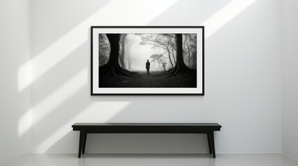 Fototapeta premium clean white background wall