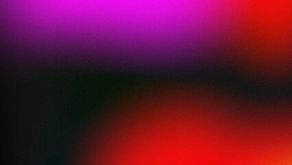 Vibrant colorful grainy gradient on a dark background, horizontal composition