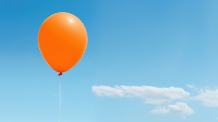 Fototapeta premium serene orange balloons