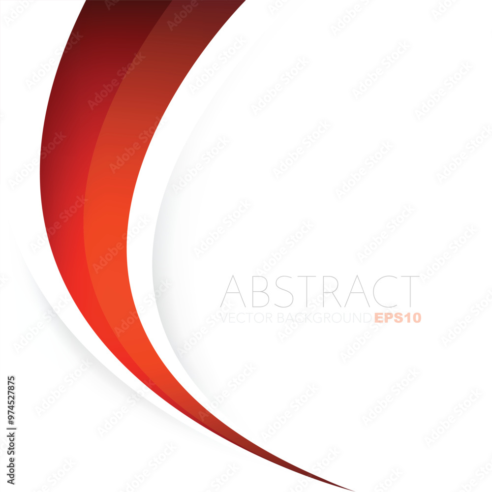 Fototapete red graphic geometric triangle overlap vector layer background for text and message design