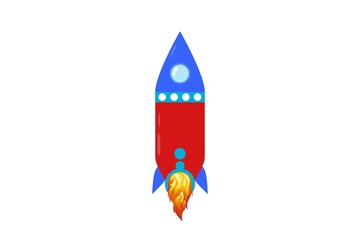 rocket in space