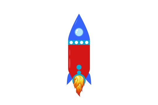 rocket in space