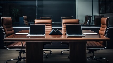 Naklejka premium workspace table business