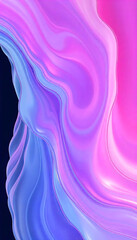 Obraz premium Bold colorful abstract waves with motion effects