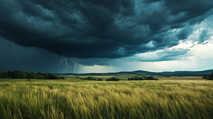 天気の悪い風景