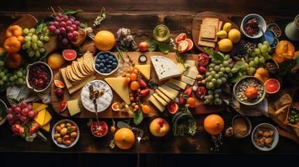 vibrant table top perspective