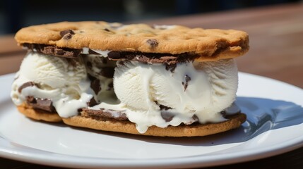 delicious chocolate chip cookie white