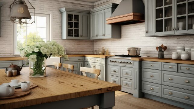 rustic grey kitchen cabinets