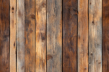 Naklejka premium Wooden seamless pattern painted brown. Design template of old wood for texture, backgrounds and backdrops