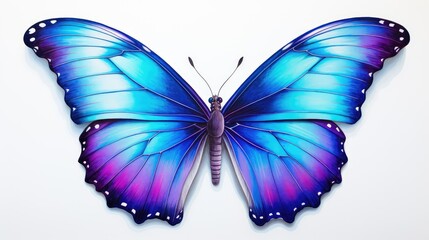 blue water color animals