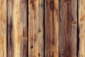 Fototapeta premium Wooden seamless pattern painted brown. Design template of old wood for texture, backgrounds and backdrops