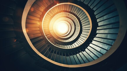 steps circular texture