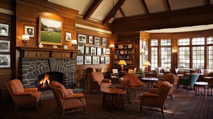 furnishings golf club house