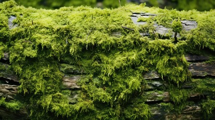 Obraz premium moss tree stump texture