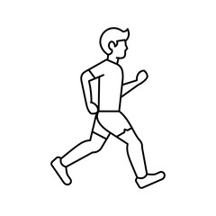 Gym, fitness and sport outline style icon prefect pixel icon