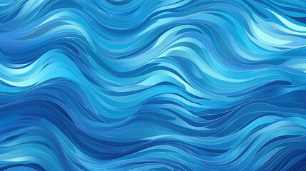 surface water seamless pattern