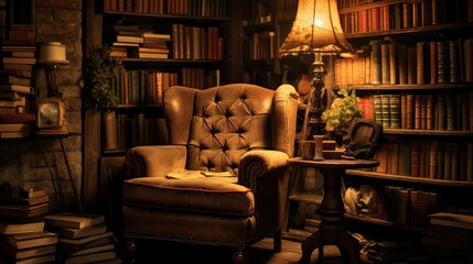 cozy stacks of old books