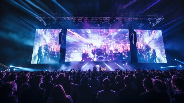 immersive video screen wall