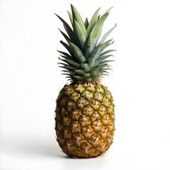 A pineapple isolated on a white background.