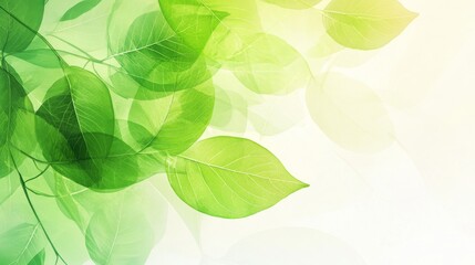Serene Eco-Friendly ArtisterPoint Template with Green Tones and Leaf Motifs