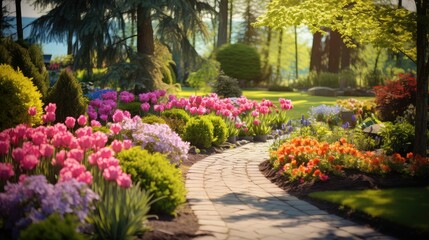 Fototapeta premium garden spring offer