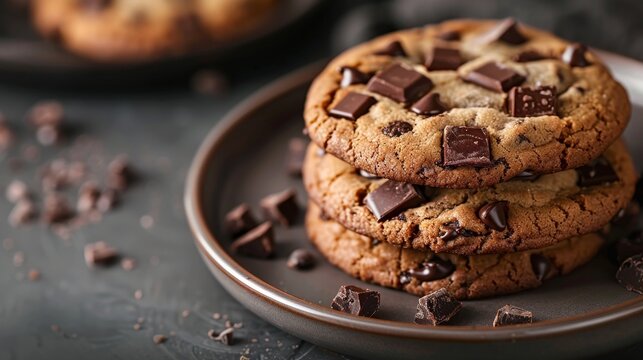 Minimalist Background: Tasty Vector Design of Cookies, Cakes, and Coffee for International Chocolate Day