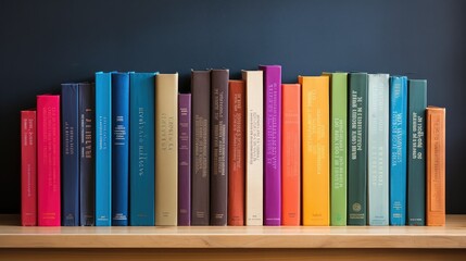 Fototapeta premium literature books vertical