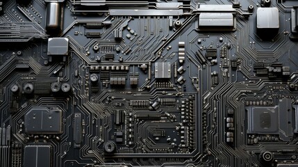Fototapeta premium electronics bare metal hardware