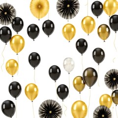 background with balloons